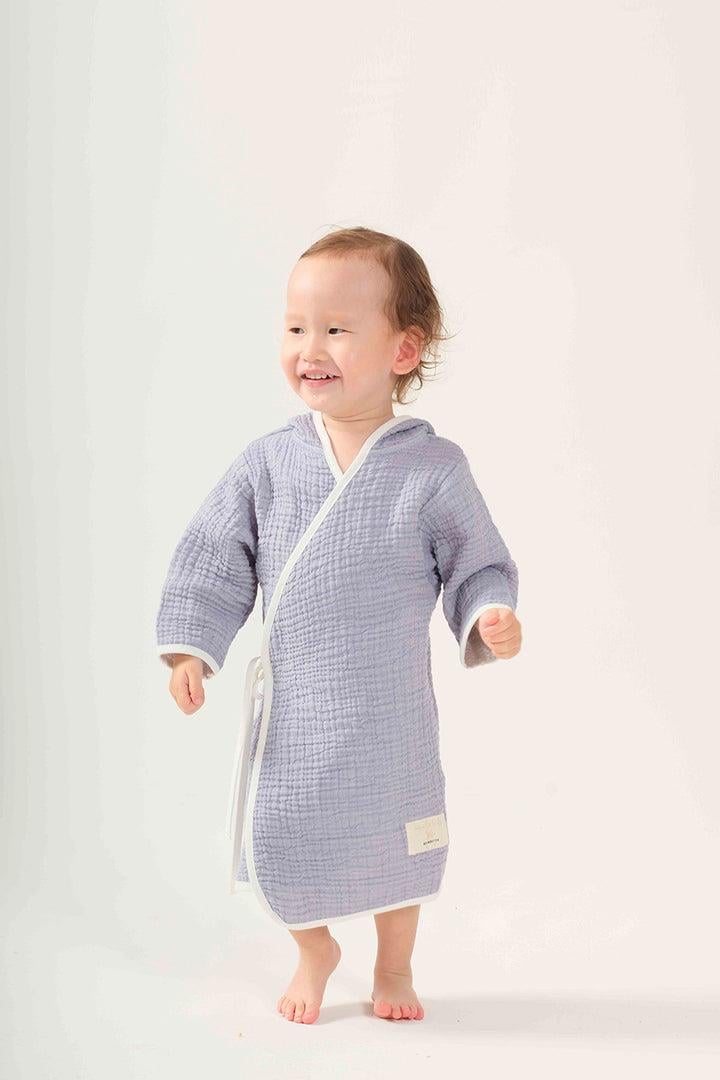 Marshmallow Kimono Bornoz - Denim Mavi