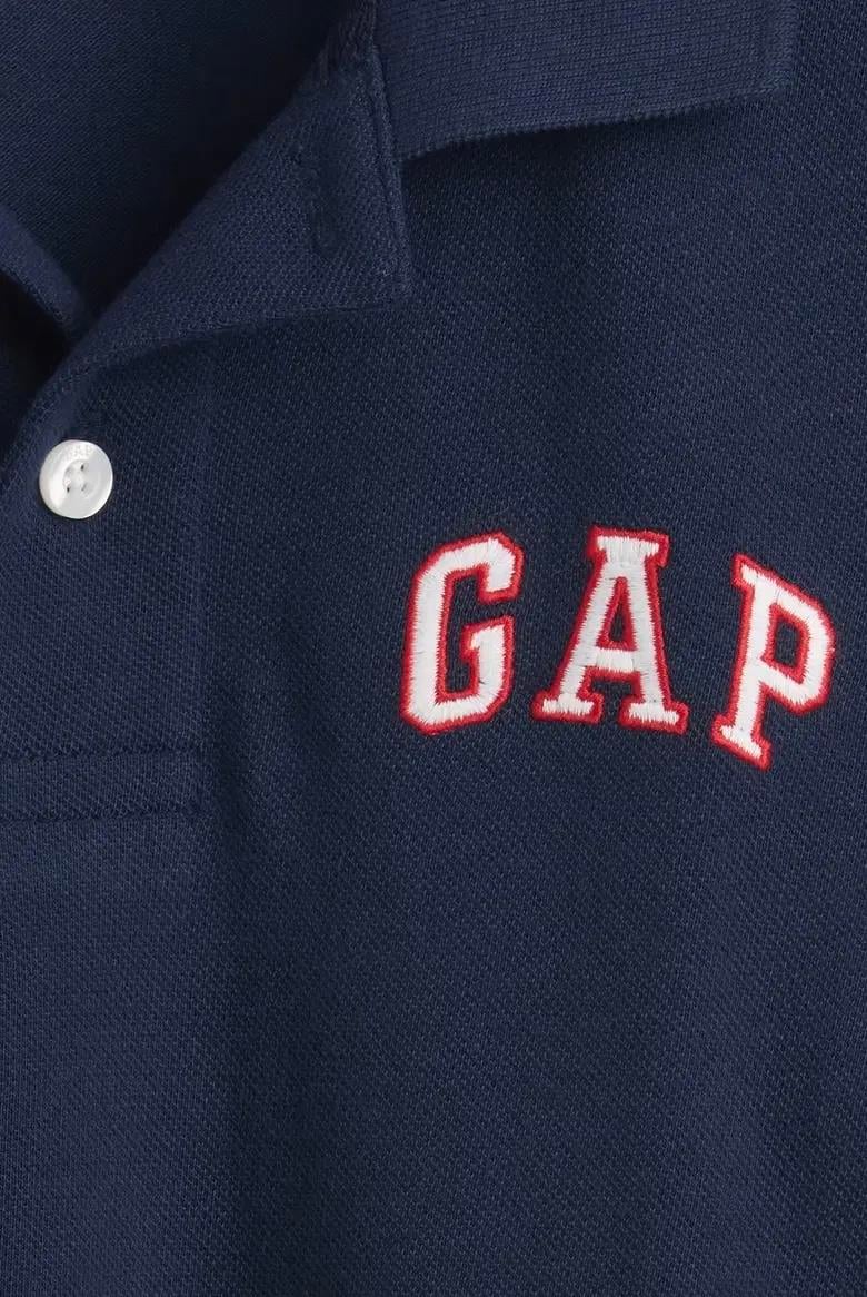 Erkek Çocuk | Gap Logo Pique Polo T-Shirt - Lacivert 