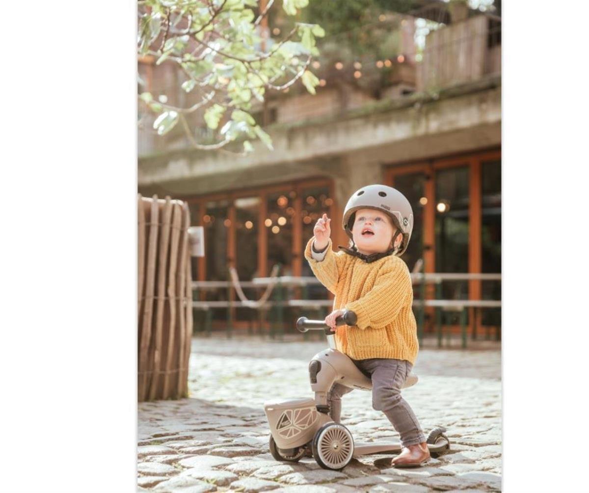 Scoot and Ride Highwaykick 1 Lifestyle Scooter - Brown Lines