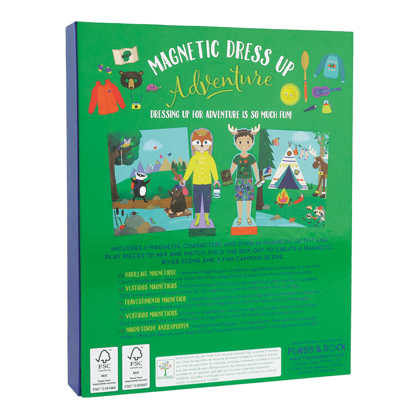 FLOSS & ROCK Mıknatıslı Giydirme Setleri/Adventure