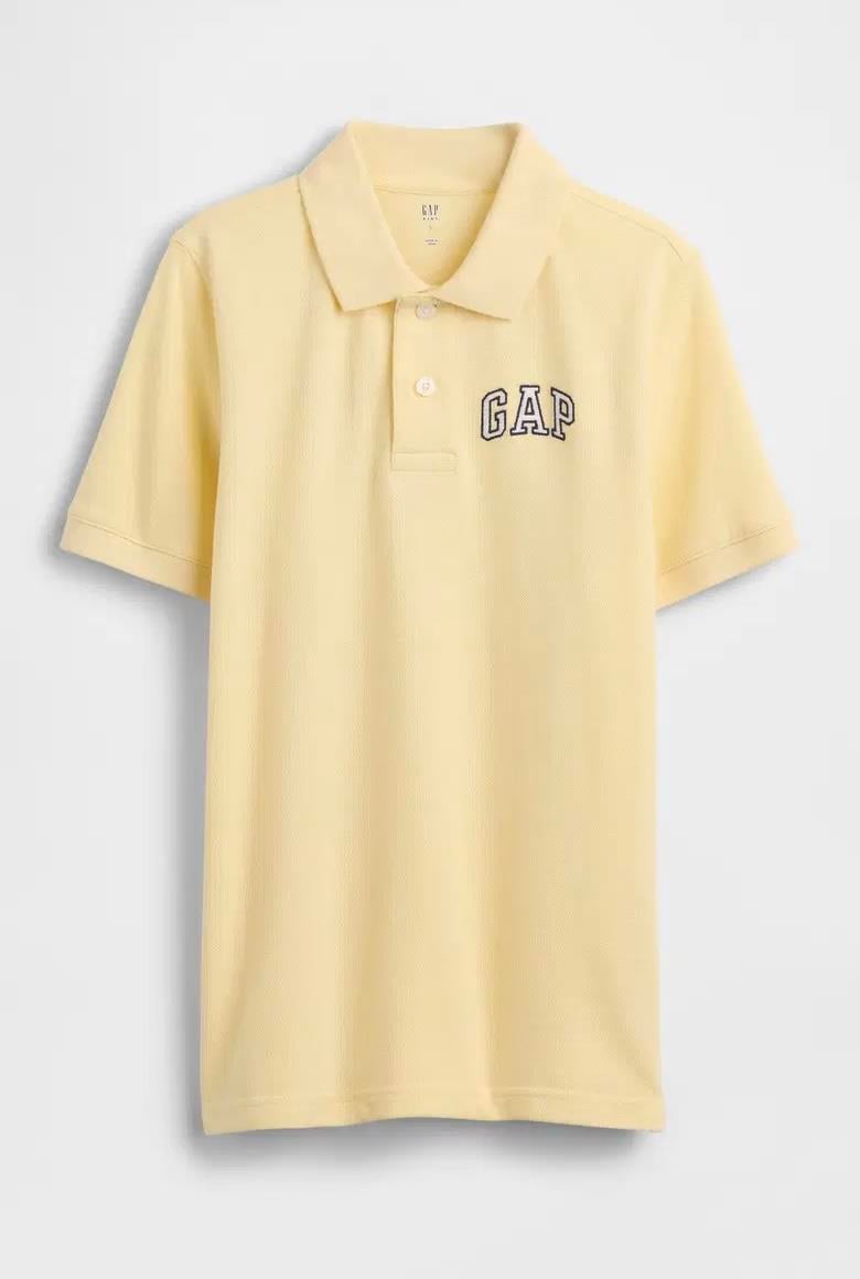 Erkek Çocuk | Gap Logo Pique Polo T-Shirt - Sarı