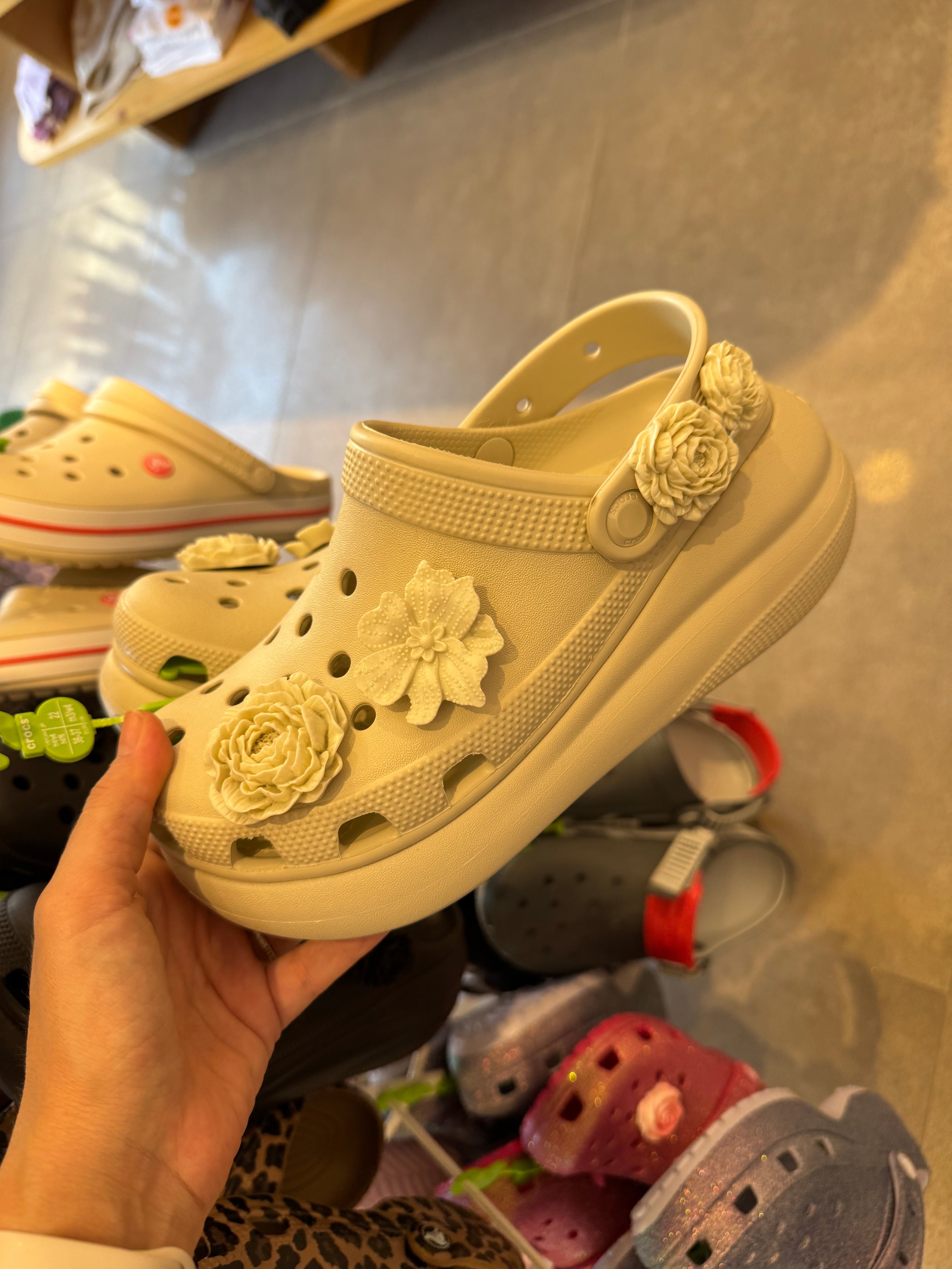 Jibbitz 4lü set Siyah Gül