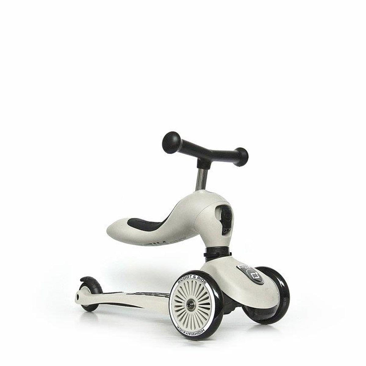 Scoot and Ride Highwaykick 1 Oturaklı Çocuk Scooter Açık Gri