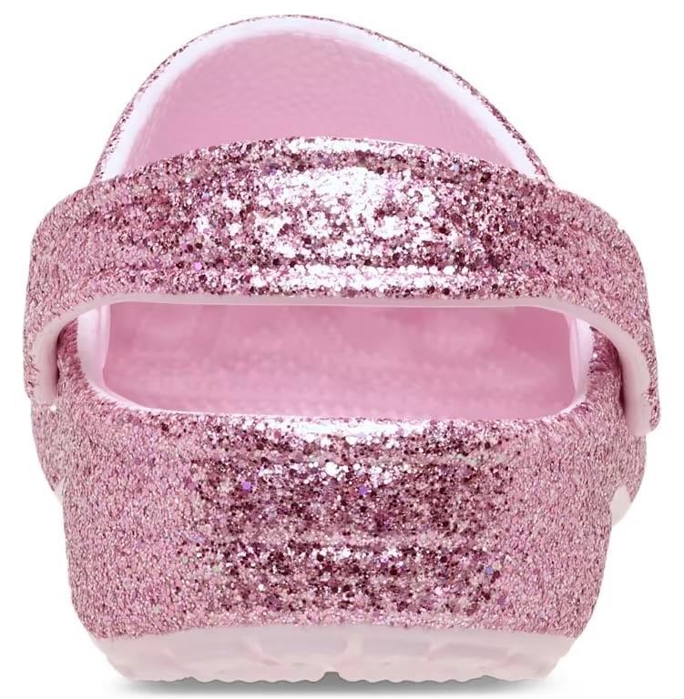 Classic Chunky Glitter Clog K - Pink Milk