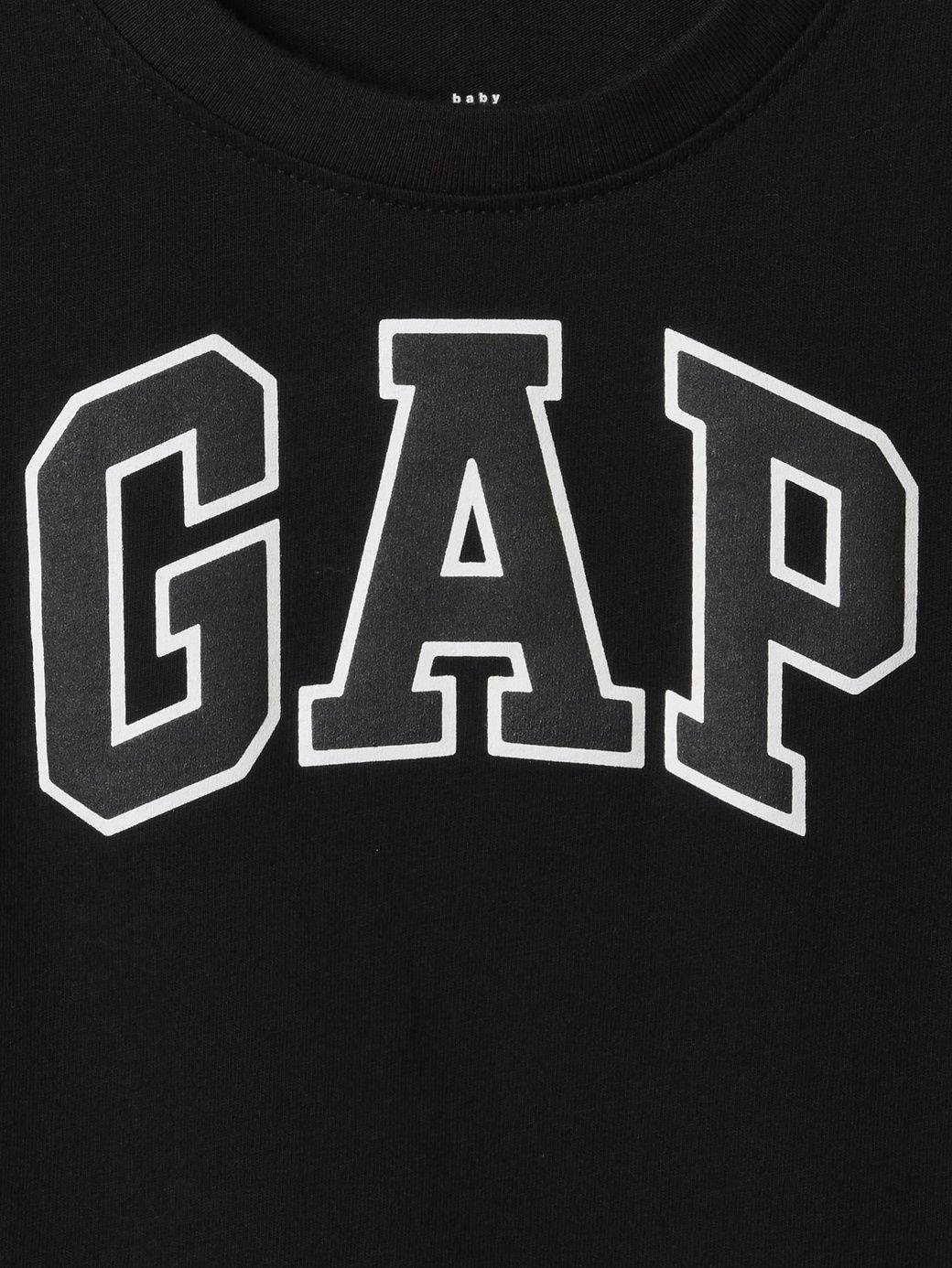 Erkek Bebek | Gap Logo T-Shirt - Siyah