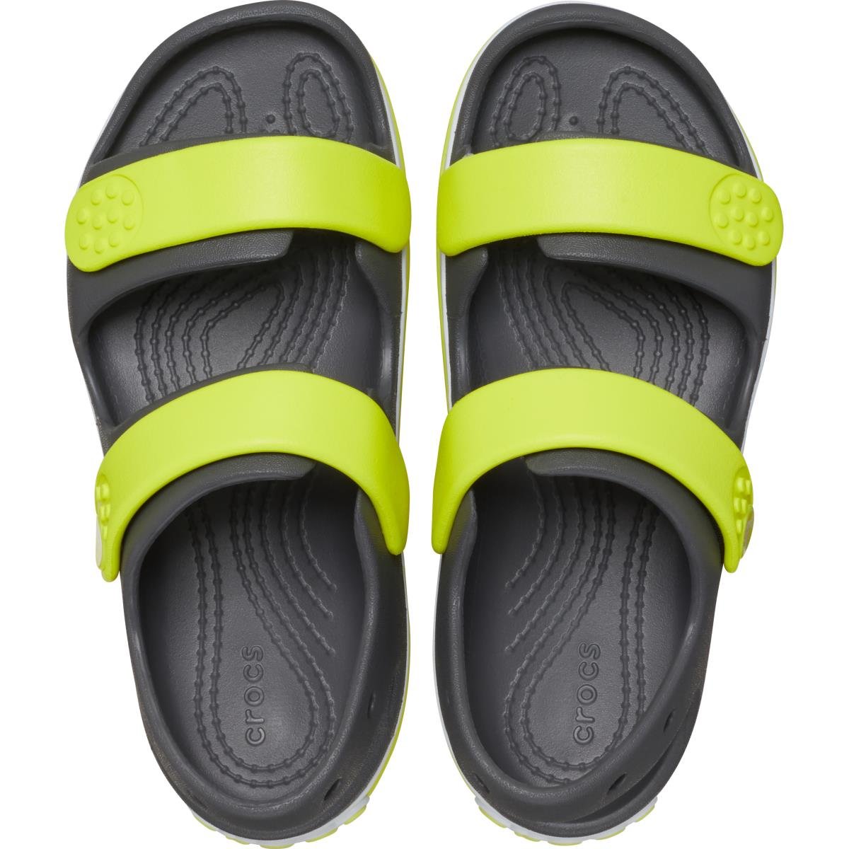 Crocband Cruiser Sandal T - Slate Grey/Acidity
