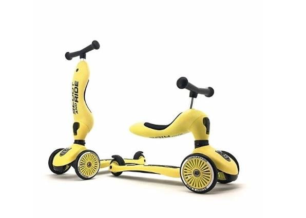 Scoot and Ride Highwaykick 1 Oturaklı Sarı Çocuk Scooter 1