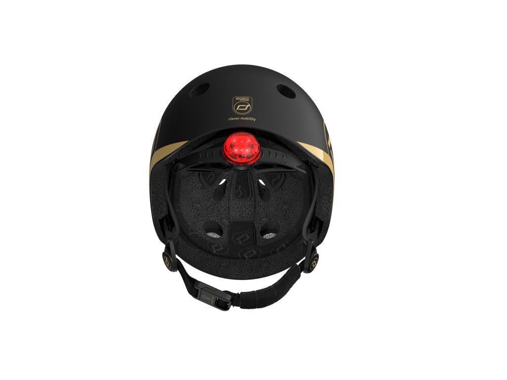 Scoot and Ride Helmet Çocuk Kaskı XXS-S Black&Gold 