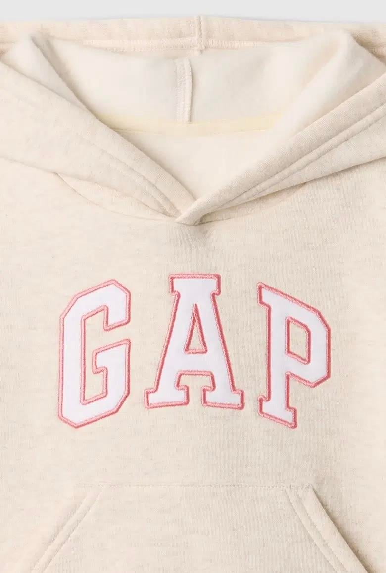 Kız Bebek | Gap Logo Kapüşonlu Sweatshirt - Krem