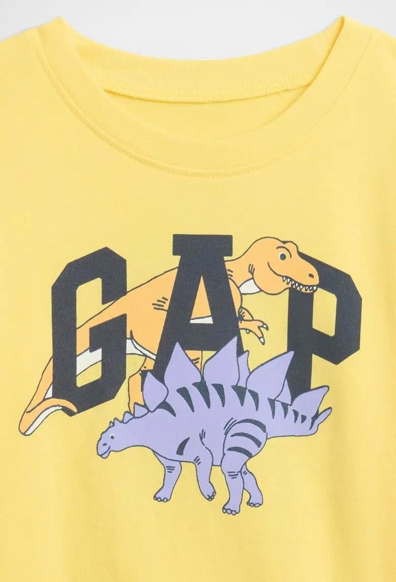 Erkek Bebek | Gap Logo Grafik Uzun Kol T-Shirt - Dinozor