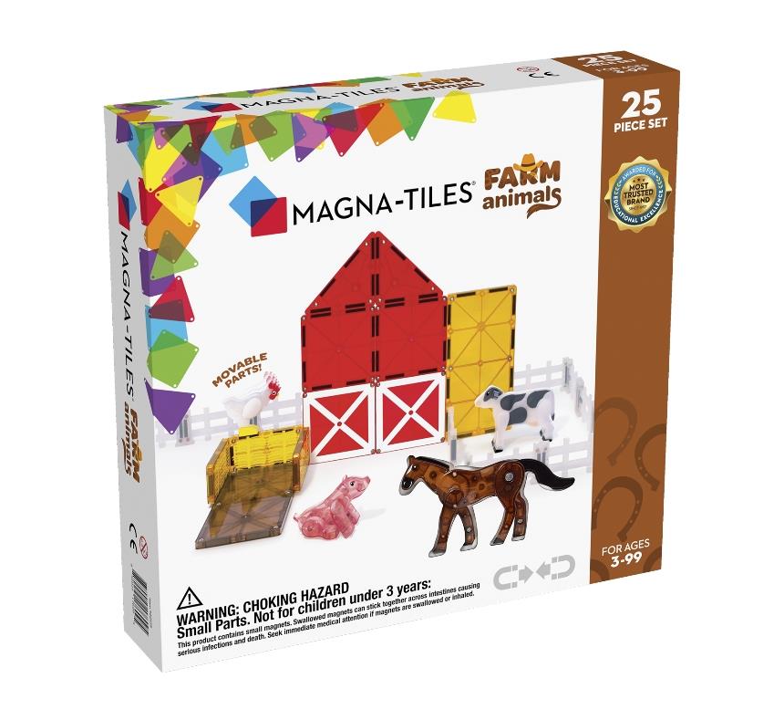 Magna-Tiles - Çiftlik Hayvanları Seti 25 Parça