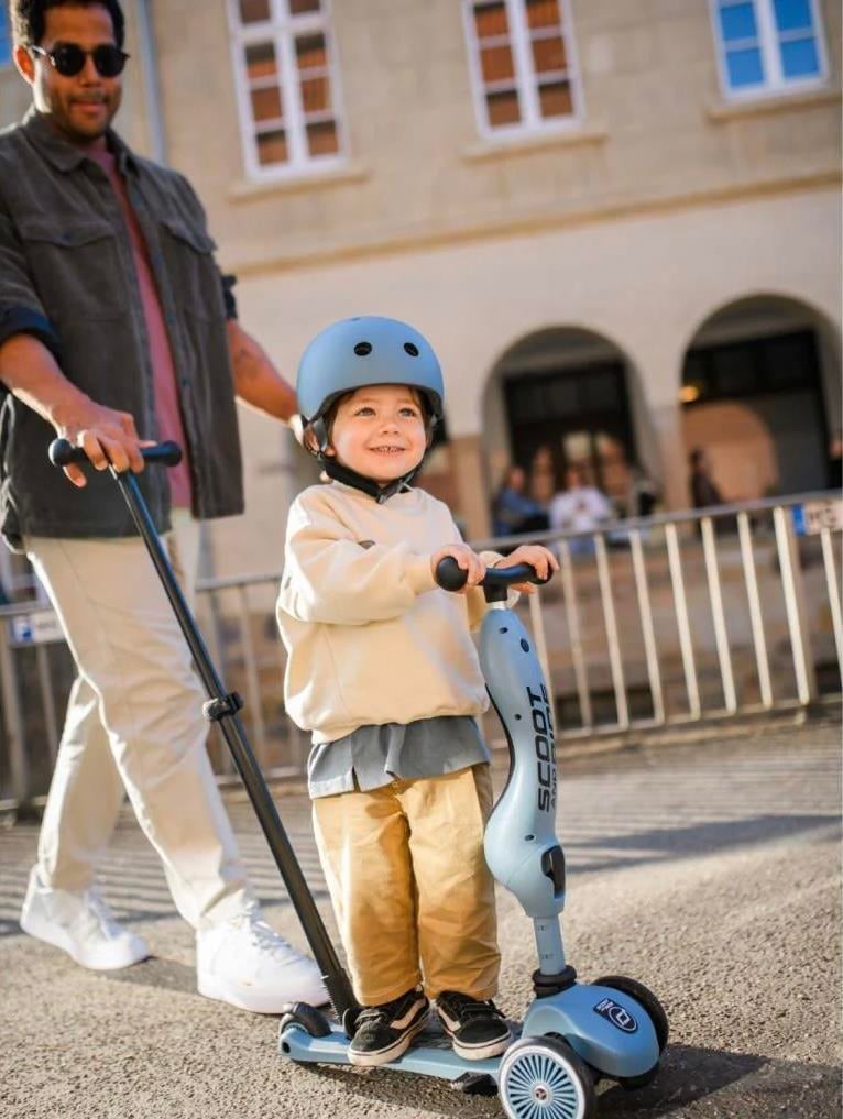 Scoot and Ride Push and Go Ebeveyn Kontrollü Çocuk Scooter Steel 