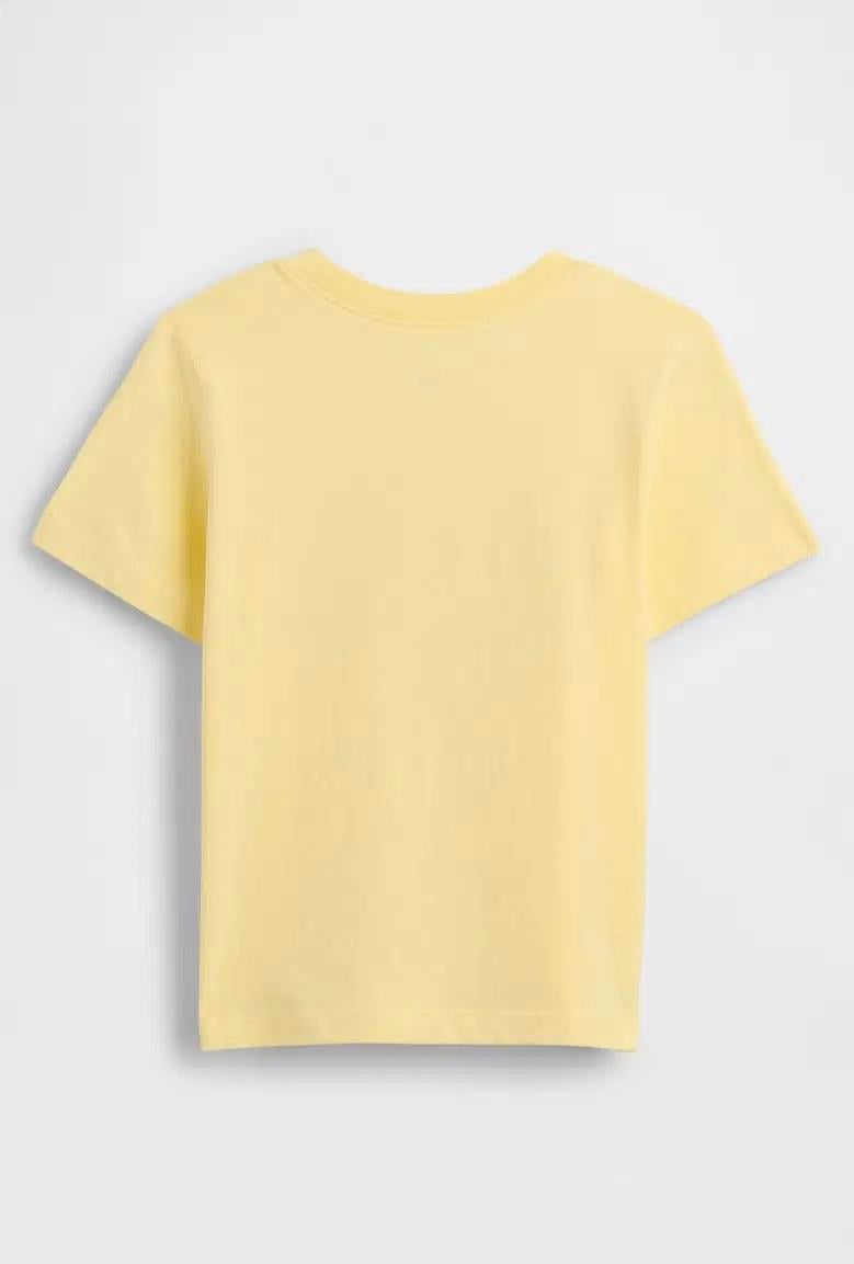 Erkek Bebek | Logo Bear T-Shirt Sarı