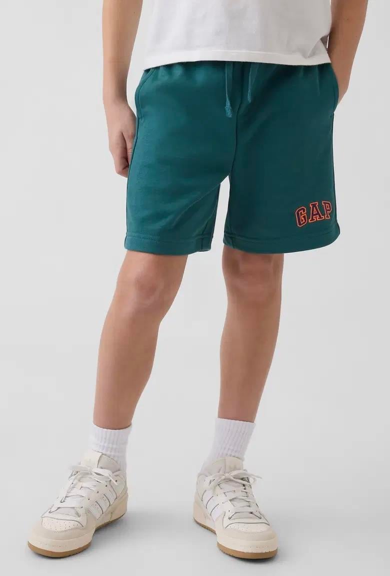 Erkek Çocuk | Relaxed Gap Logo Fransız Kumaş Pull-On Şort - Yeşil
