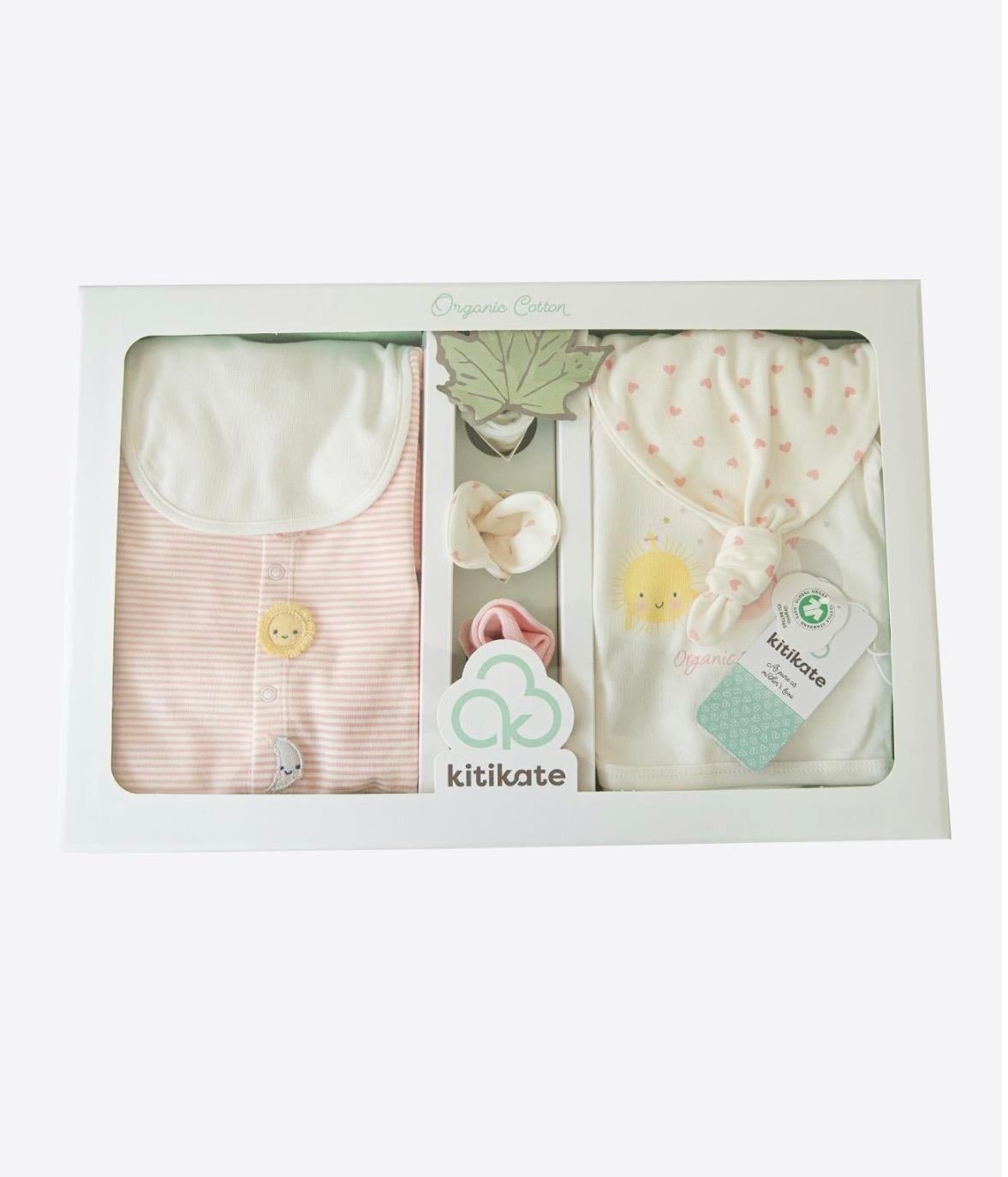 Organik New Dreams 10'lu Zıbın Set Pembe