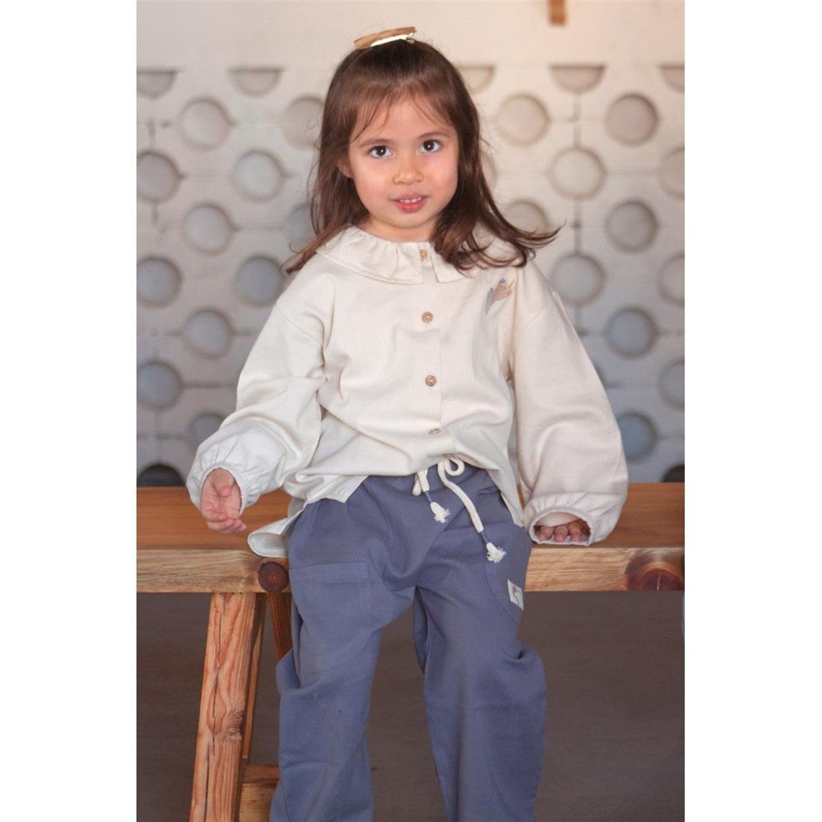 Auntie Me Organik Quicksilver 'Room To Grow' Dokuma Pantolon