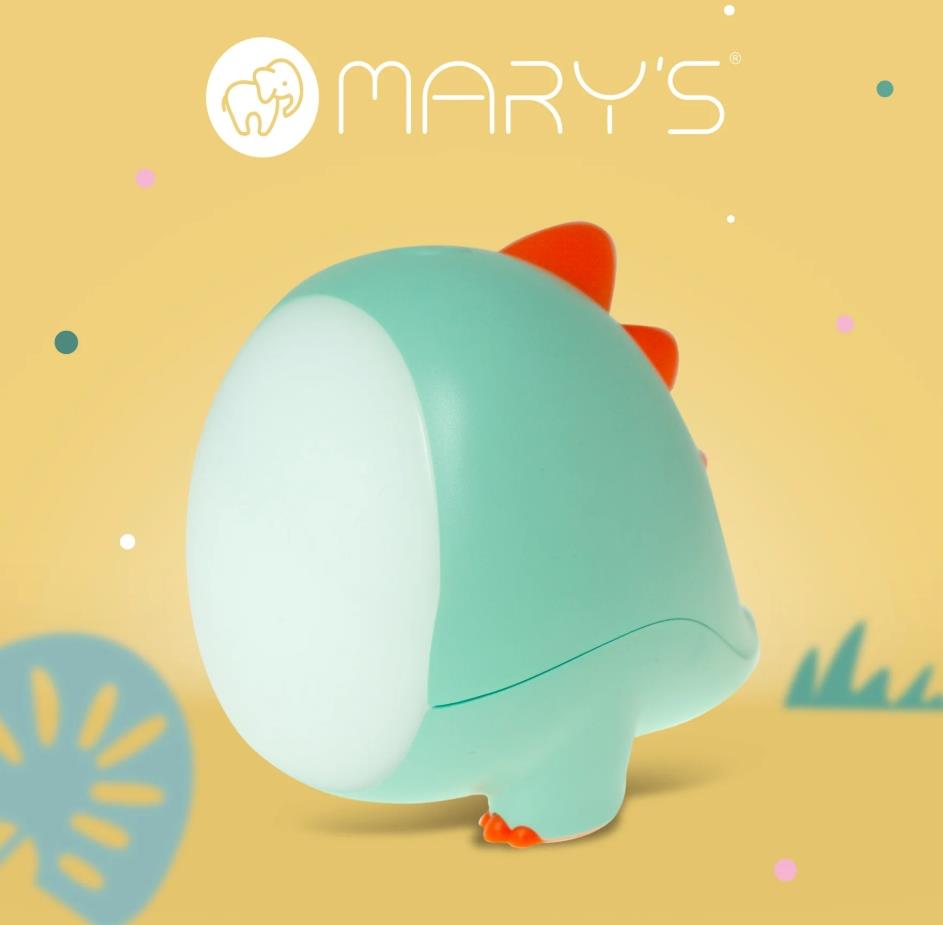 Mary's Dino Yeşil Led Gece Lambası