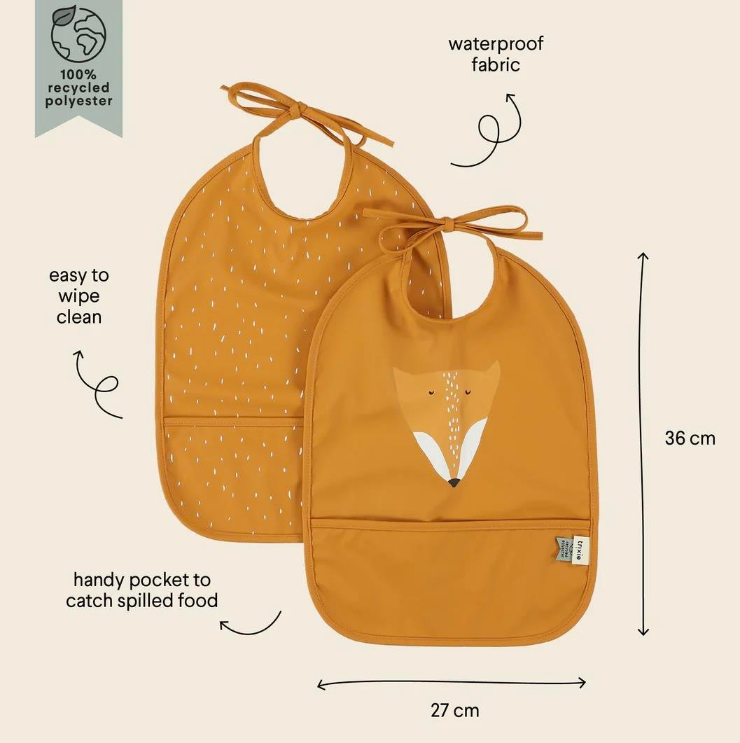 TRIXIE WATERPROOF BIB MR.FOX 2'Lİ SU GEÇİRMEZ ÖNLÜK