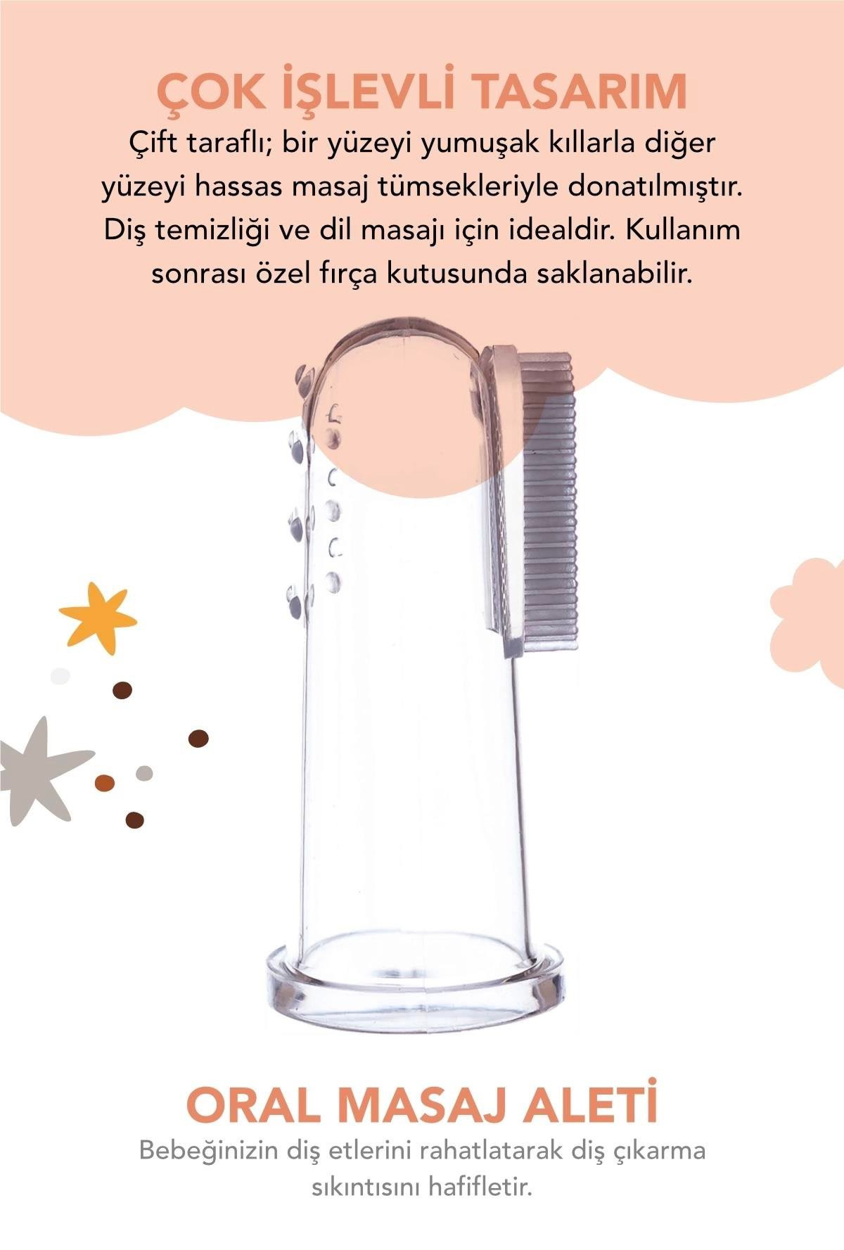 Silikon Parmak Fırça