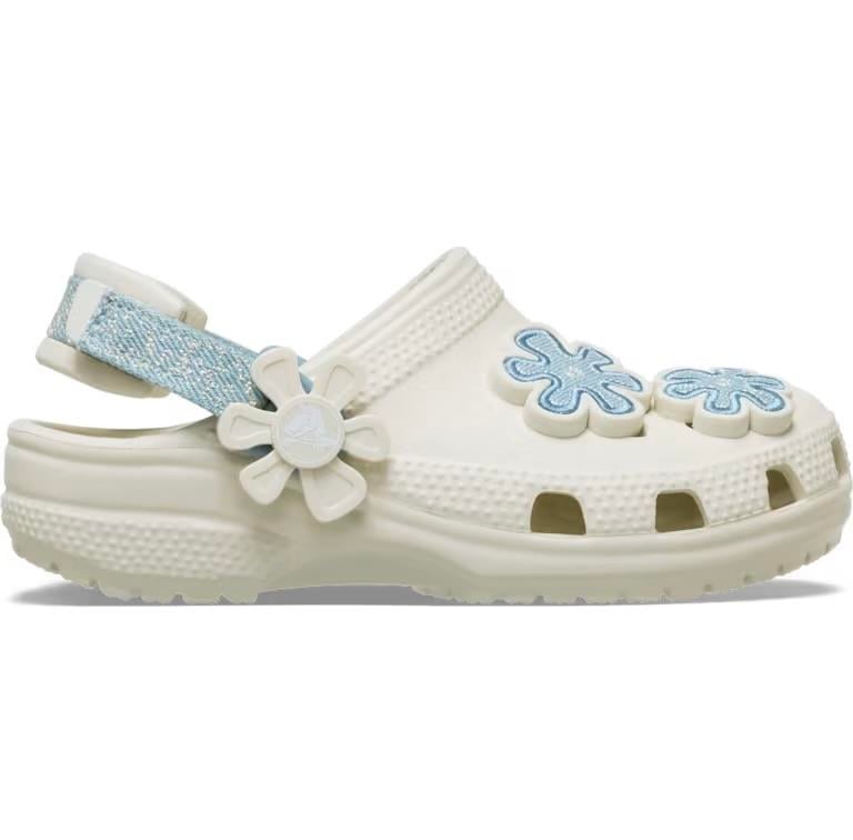 Cl Denim Flower Adj BckstrpCgT