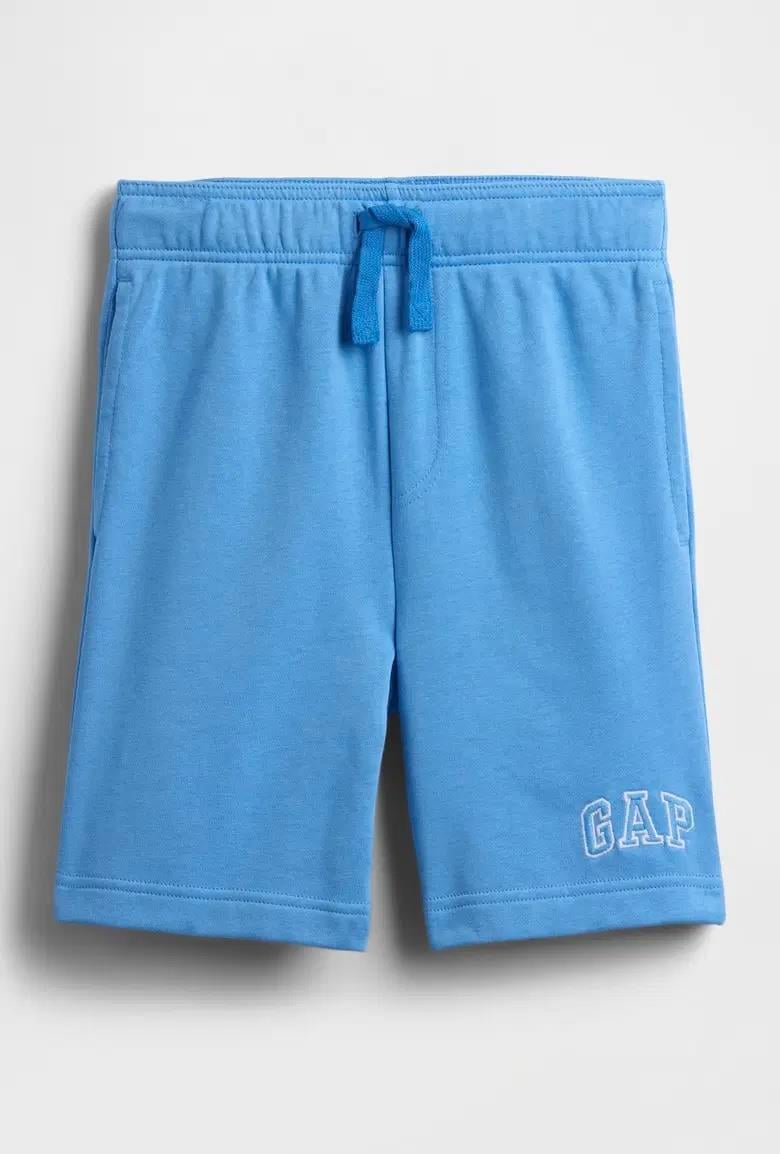 Erkek Çocuk | Relaxed Gap Logo Fransız Kumaş Pull-On Şort - Mavi