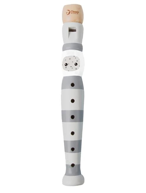 Classic World Ahşap Flüt - Gri