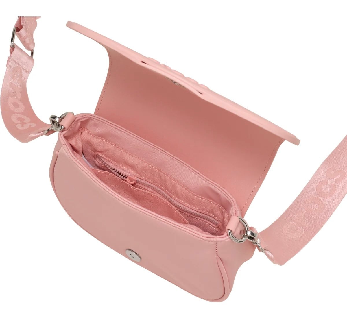 CROCS CROSSBODY WITH EVA FRONT FLAP / POWDER PINK