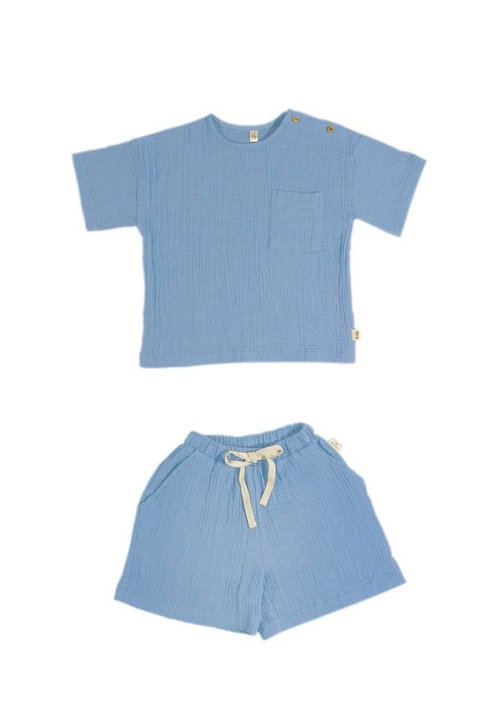 Comfy Müslin Set - Sky Blue