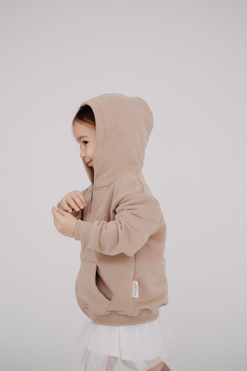 BABYBEK Çocuk Oversize Unisex Vizon Hırka