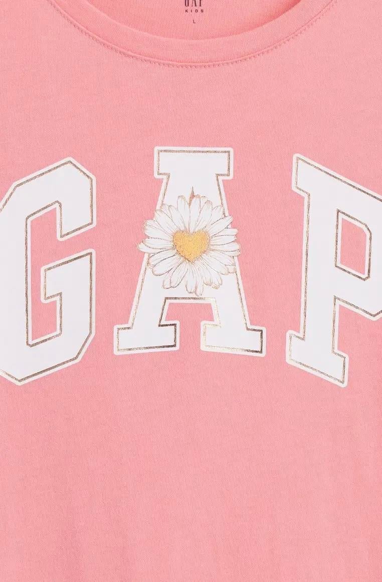 Kız Çocuk | Gap Logo T-Shirt - Papatya 