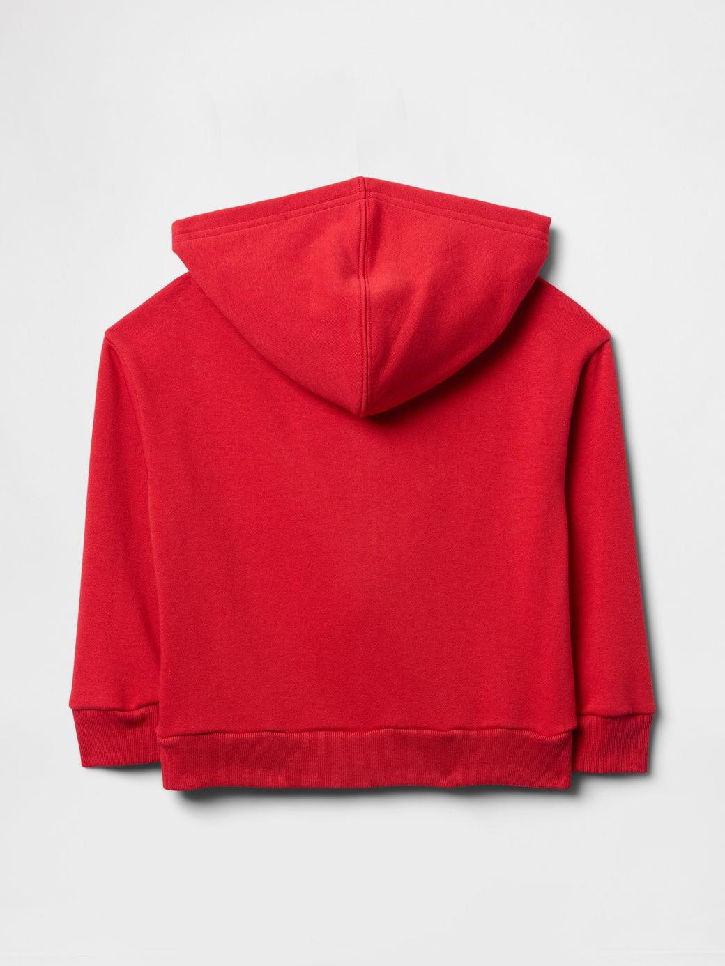 Erkek Bebek | Gap Logo Relaxed Fermuarlı Sweatshirt - Kırmızı