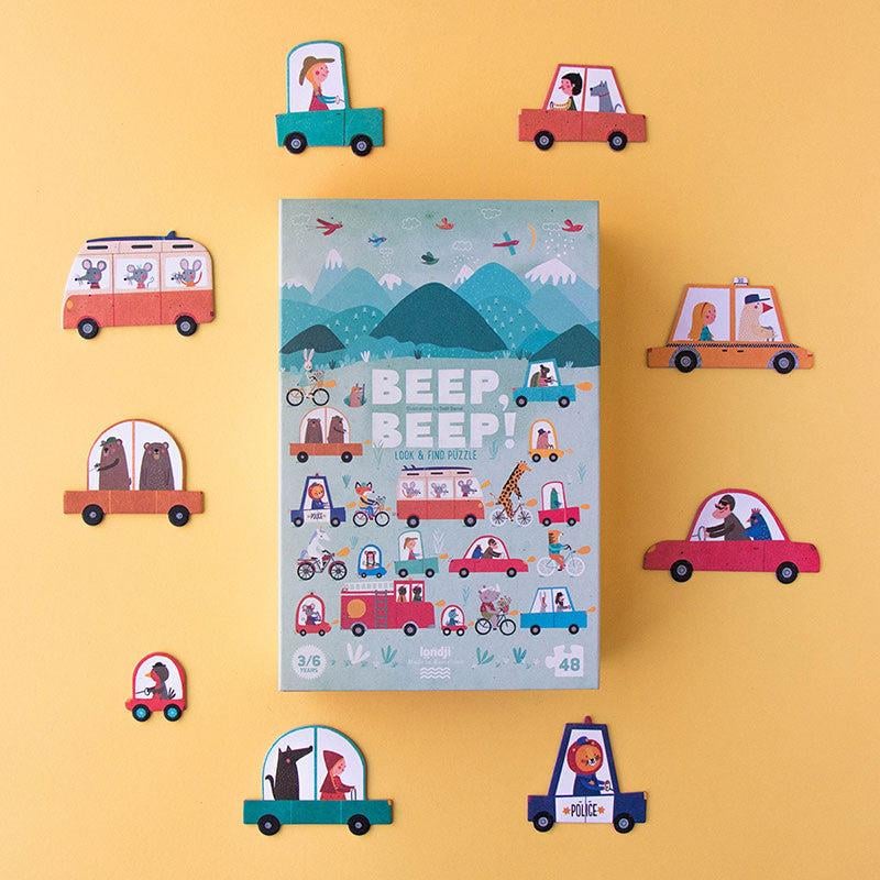 Londji Beep Beep! Puzzle ve Gözlem Oyunu
