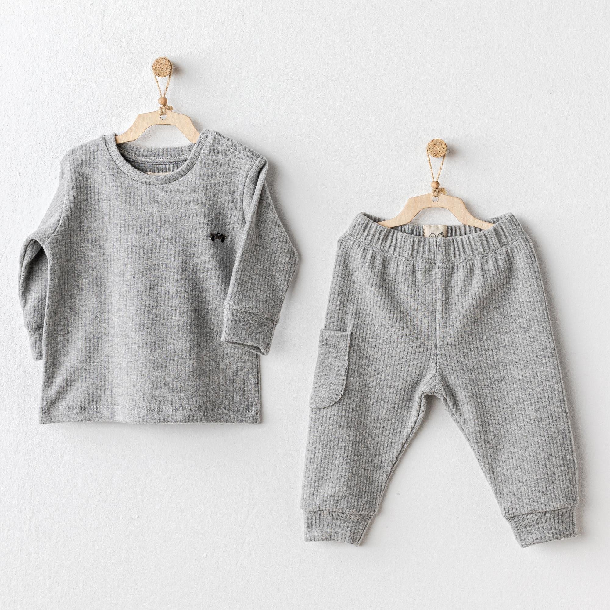 AC25205 BEBEK TAKIM 2 PCS SET BASIC GREY