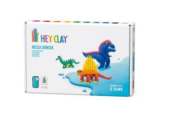 Hey Clay Yaratıcı Kil Seti - Lagosuchus, Allosaurus, Dimetrodon