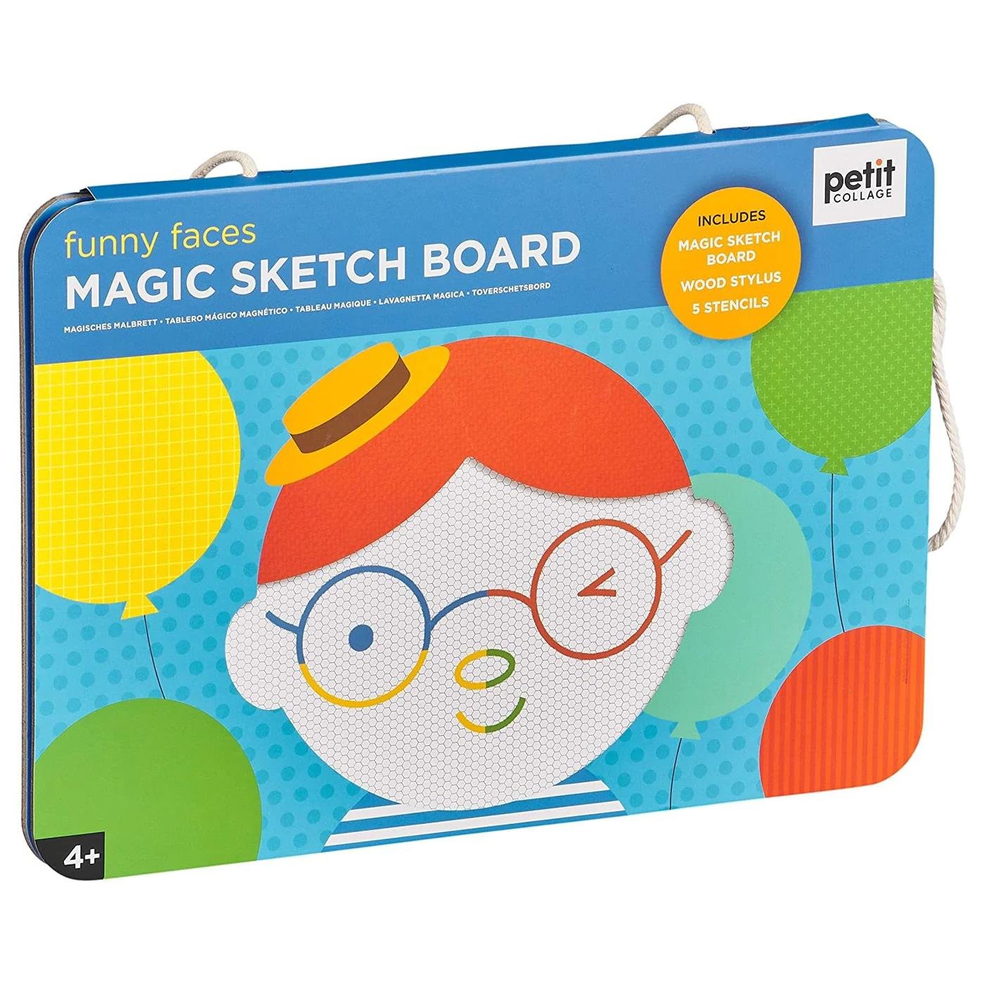 Petit Collage Sihirli Çizim Tahtası - Funny Faces