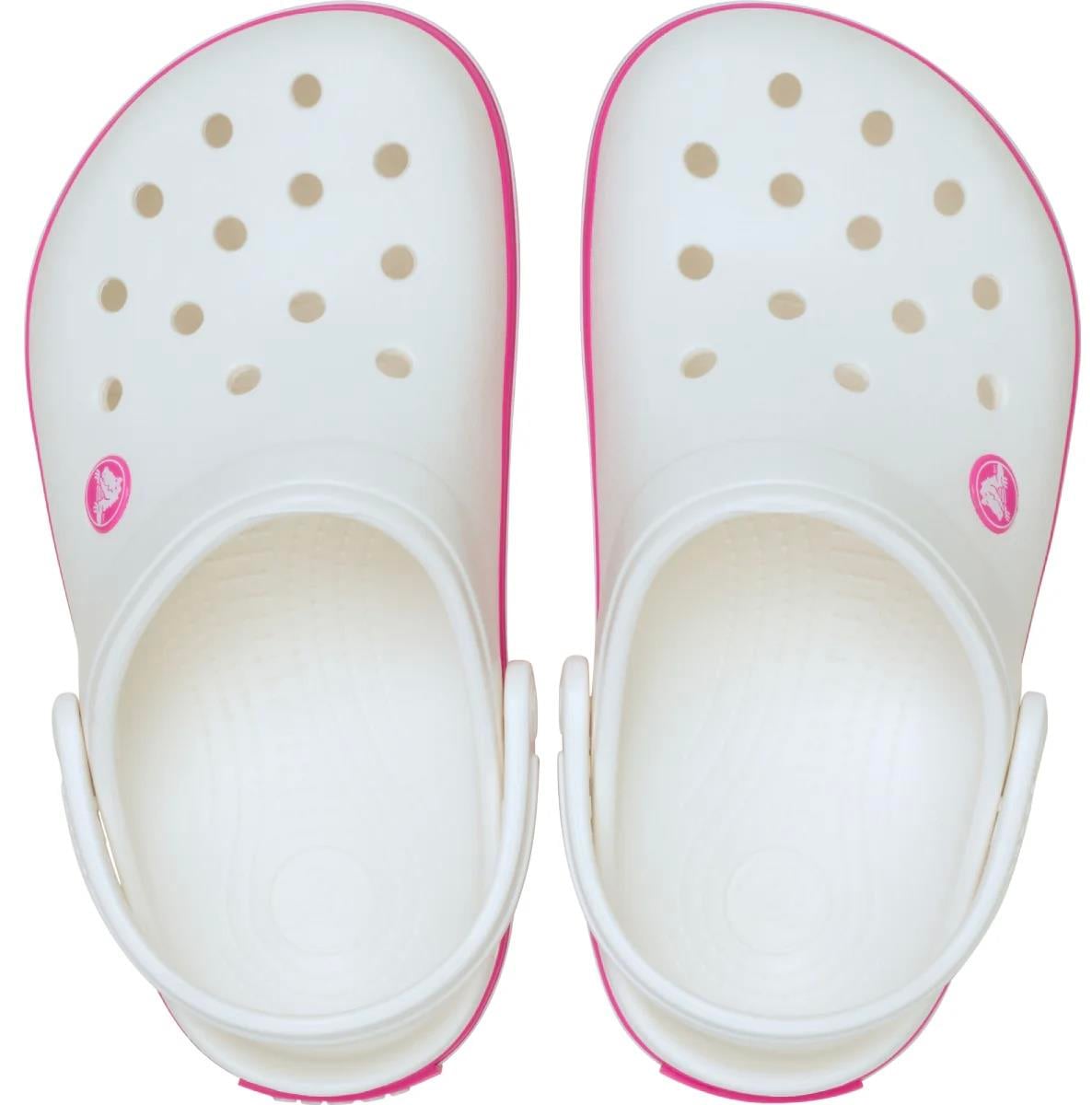 Crocband Clog T - White / Pink Crush