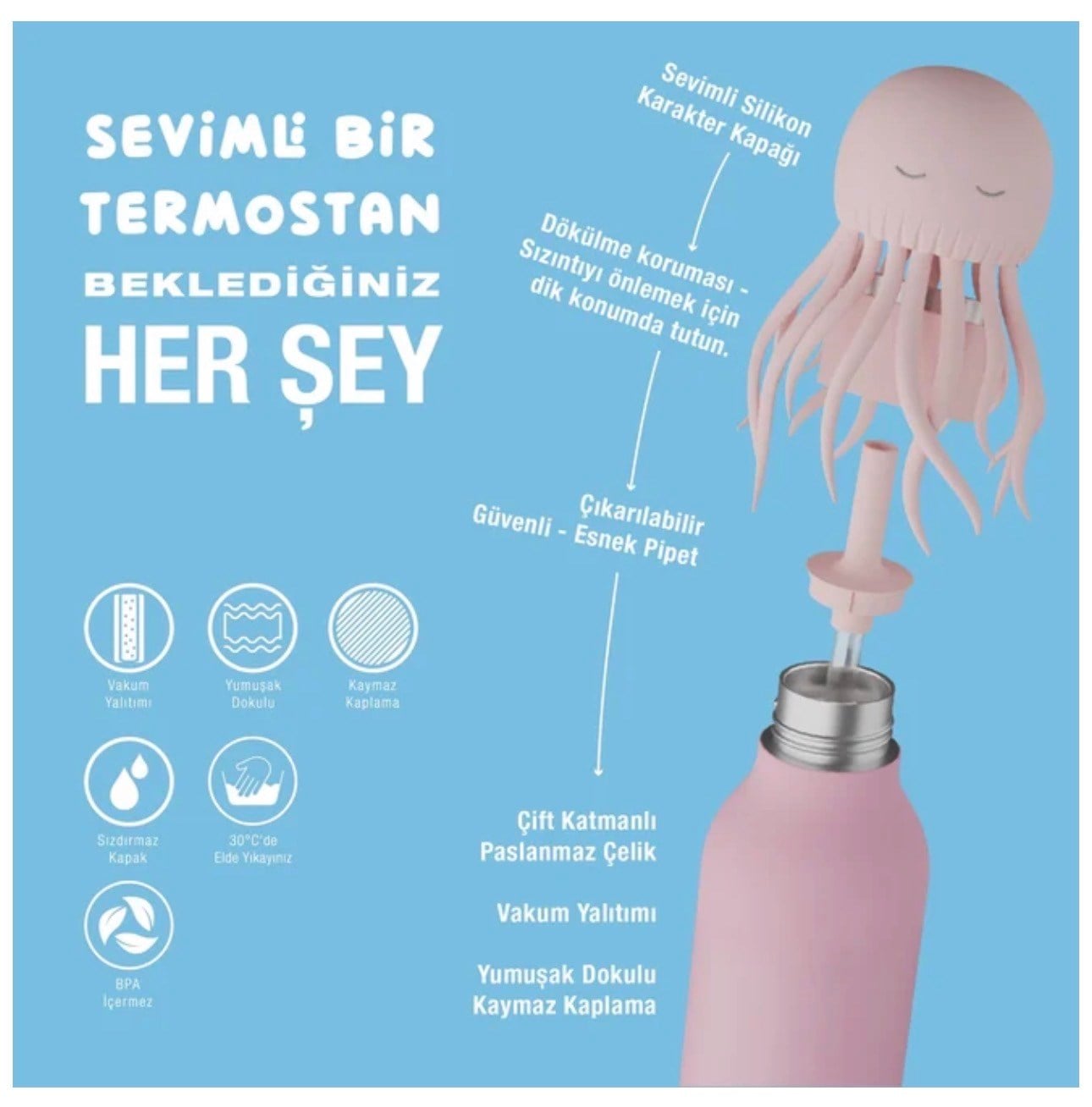 Asobu Bestie Bottle - Jellyfish