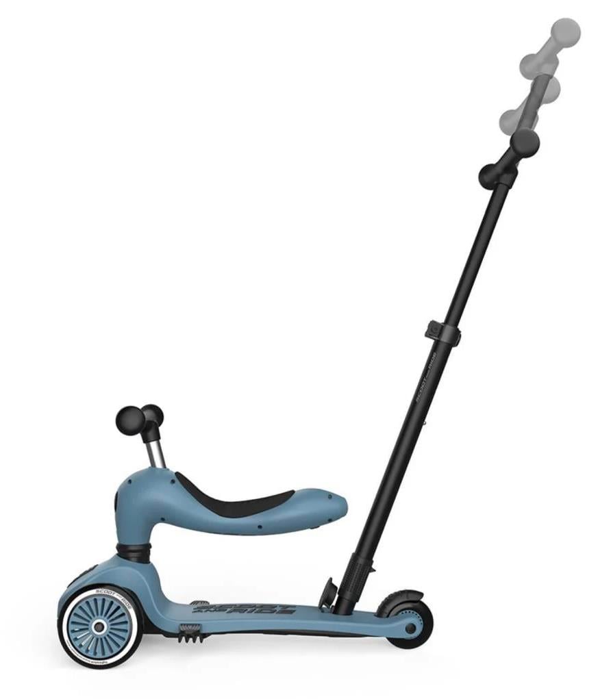 Scoot and Ride Push and Go Ebeveyn Kontrollü Çocuk Scooter Steel 