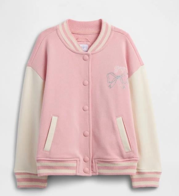 Kız Bebek | Gap Logo Fleece Varsity Ceket