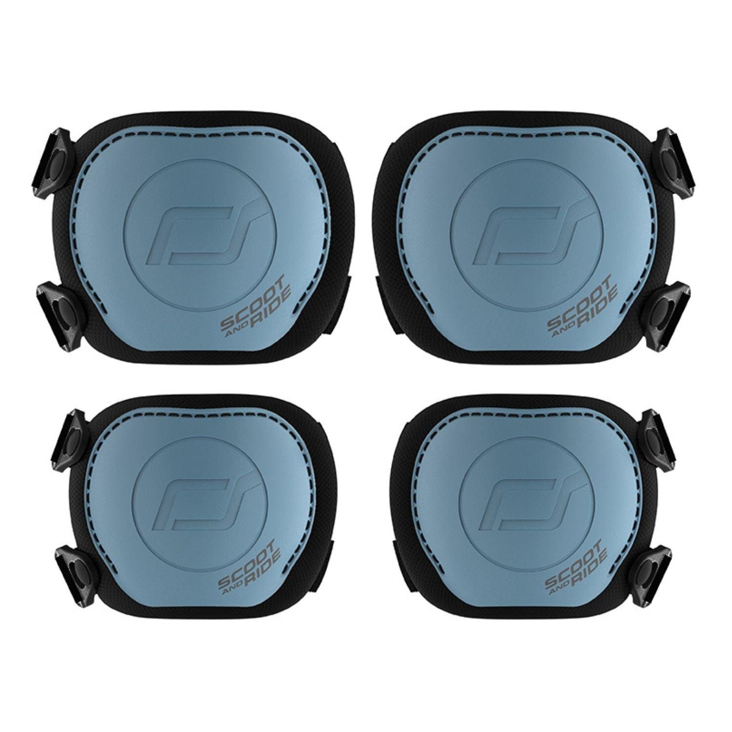 Scoot and Ride S-M Dizlik ve Dirseklik Scooter Koruyucu Set Petrol