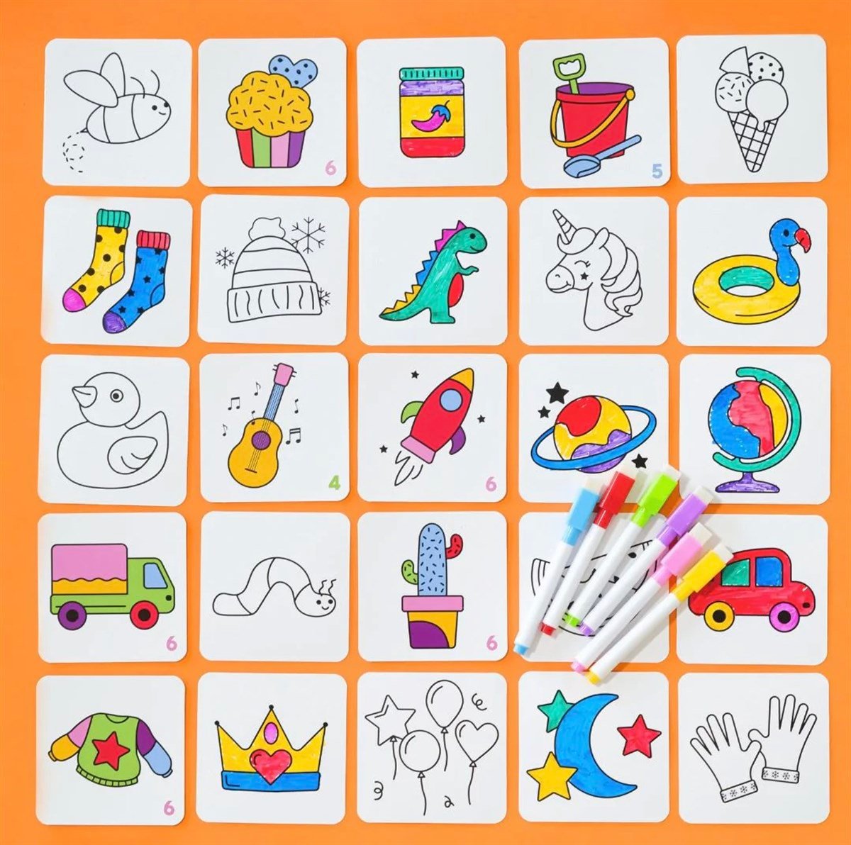 Color Me Memory - Boyamalı Hafıza, Dikkat ve Hız oyunu