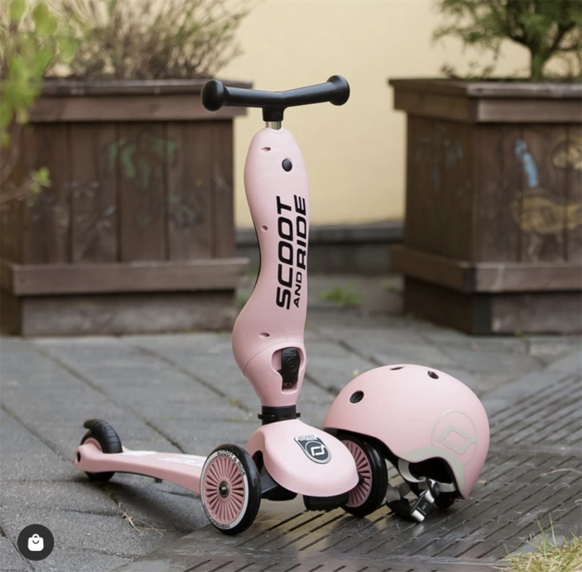 Scoot and Ride Highwaykick 1 Oturaklı Çocuk Scooter Pembe