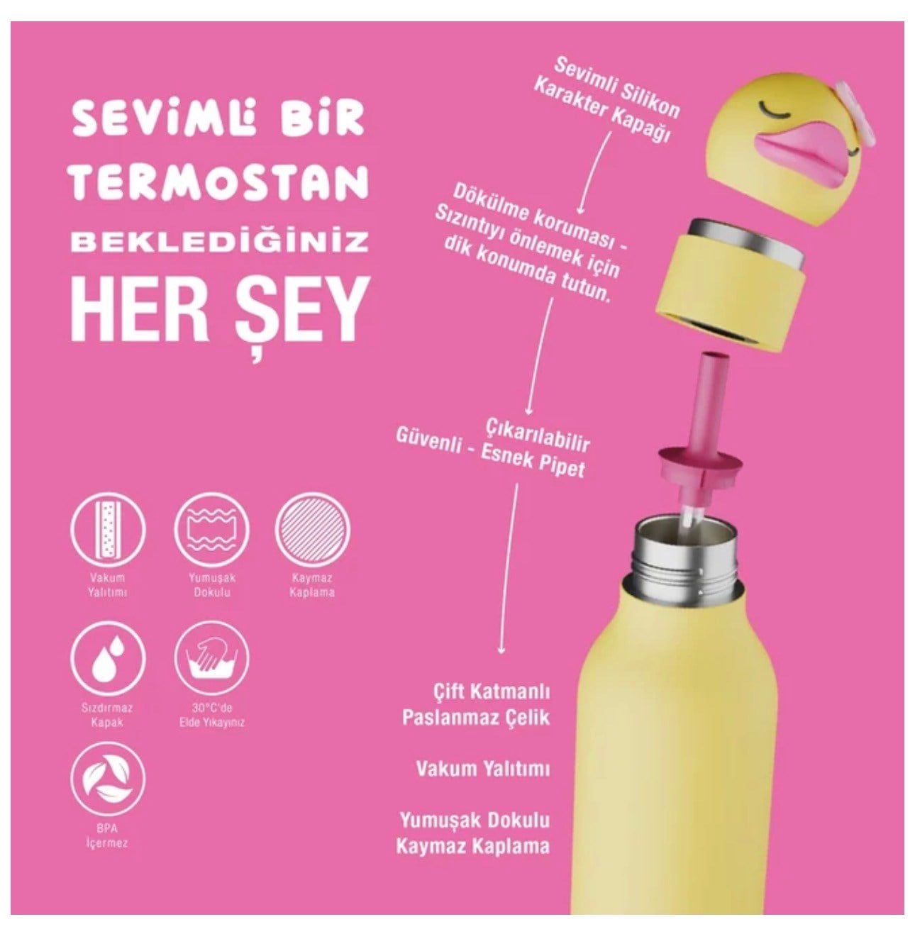 Asobu Bestie Bottle - Ducky