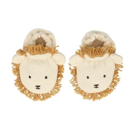 Meri Meri - Lion Baby Booties - Aslanlı Bebek Patiği