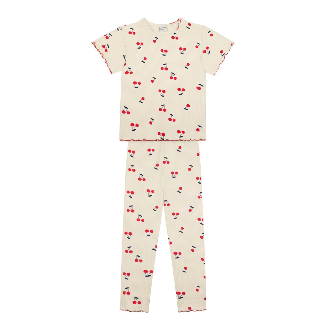 Kiraz Kısa Kollu Pijama
