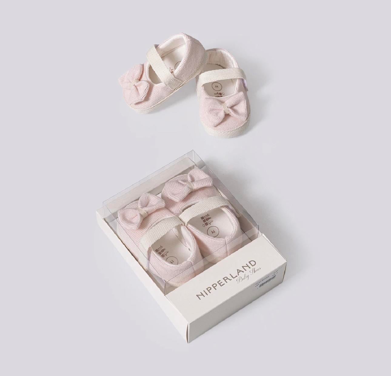 Kız Bebek Babet Patik - Pudra