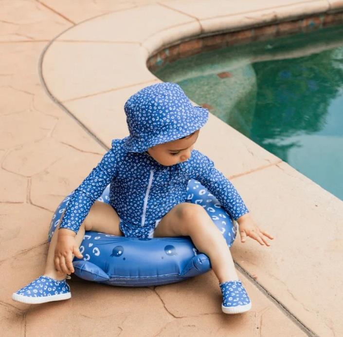 Swim Essentials Blue Leopard Animal Yüzme Simidi 55cm