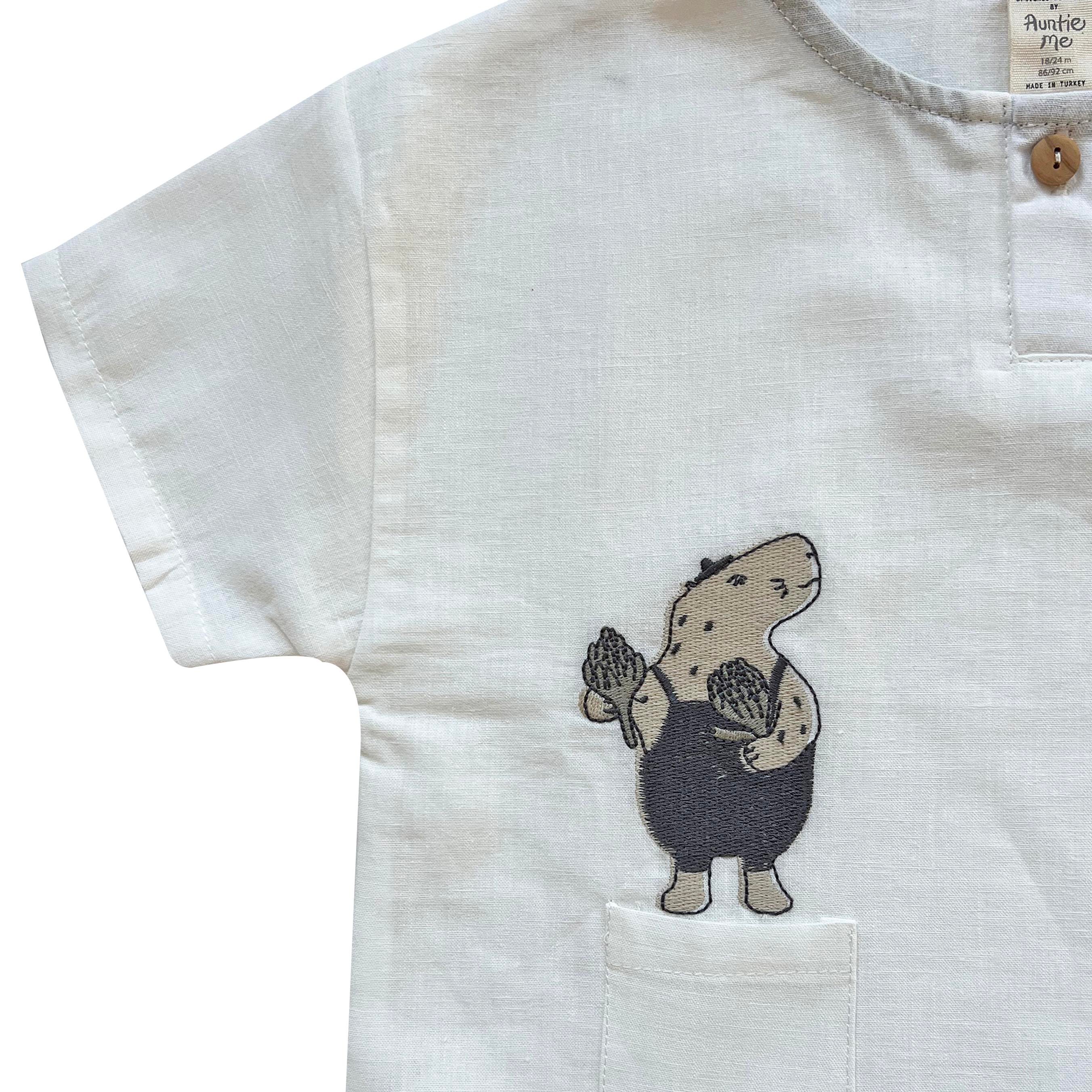 UNDYED 'CAPYBARA' SHIRT