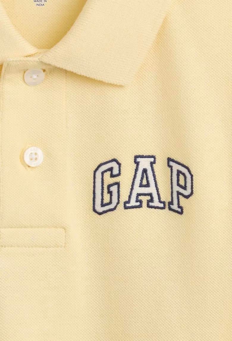 Erkek Çocuk | Gap Logo Pique Polo T-Shirt - Sarı