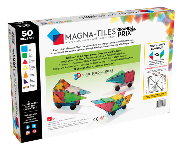 Magna-Tiles - Grand Prix 50 Parça